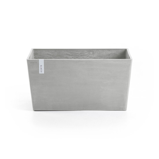 Γλάστρα  Ecopots Paris 80.3*38*40.5 Λευκό Γκρί 