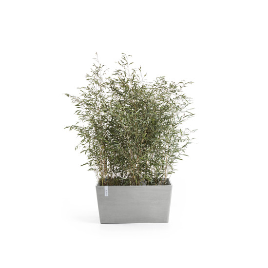 Γλάστρα Ecopots Paris 80.3*38*40.5 Λευκό Γκρί Γλάστρα Ecopots Paris 80.3*38*40.5 Λευκό Γκρί