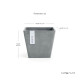Γλάστρα Ecopots Rotterdam 20.3*20.3*17.8 Μπλέ Γλάστρα Ecopots Rotterdam 20.3*20.3*17.8 Μπλέ