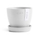 Γλάστρα  Ecopots Antwerp 40*30 Λευκό 