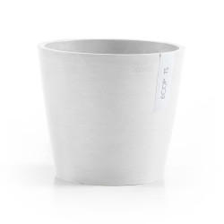 Γλάστρα Ecopots Amsterdam 20*17.5 Λευκή 
