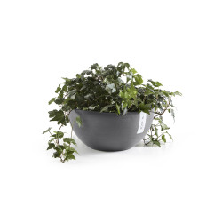 Γλάστρα Ecopots Brussels  25*12 Γκρί 