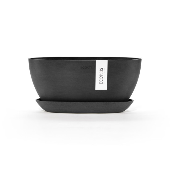 Γλάστρα Ecopots Sofia 30*13*14 Μαύρη Γλάστρα Ecopots Sofia 30*13*14 Μαύρη