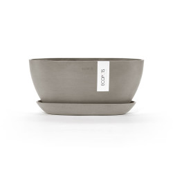 Γλάστρα Ecopots Sofia 30*14*13 Taupe 