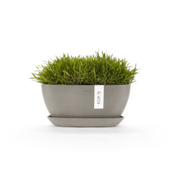 Γλάστρα Ecopots Sofia 30*14*13 Taupe 