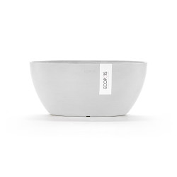 Γλάστρα Ecopots Sofia 29.5*13.4*13.5 Λευκή 