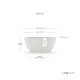 Γλάστρα Ecopots Sofia 29.5*13.4*13.5 Λευκή 