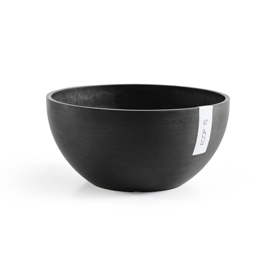 Γλάστρα Ecopots Brussels 25*12 Μαύρη Γλάστρα Ecopots Brussels 25*12 Μαύρη