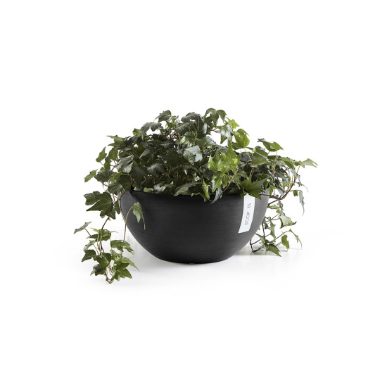 Γλάστρα Ecopots Brussels 25*12 Μαύρη Γλάστρα Ecopots Brussels 25*12 Μαύρη