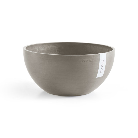 Γλάστρα Ecopots Brussels 25*12 Taupe 
