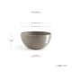 Γλάστρα Ecopots Brussels 25*12 Taupe 