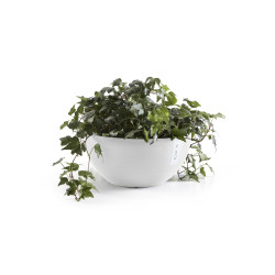 Γλάστρα Ecopots Brussels 25*12 Λευκό